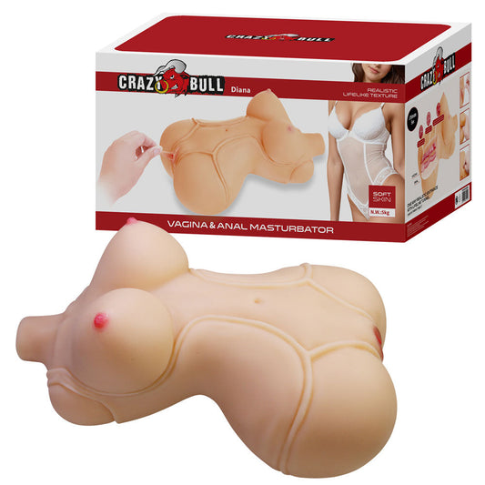 Masturbador de vagina y trasero Diana de Crazy Bull