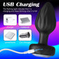 PrismGlow Light-Up Vibrating Butt Plug 10 Modes Remote