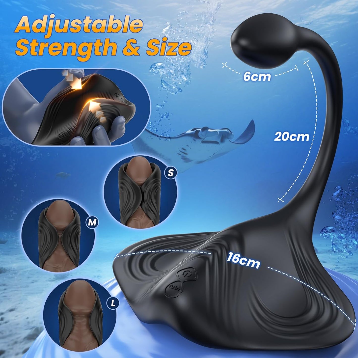 Stimulateur prostatique et clitoridien ProStim à double moteur