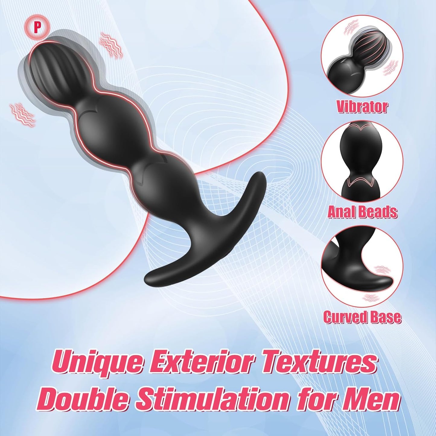 PulseBeads: plug anal controlado por aplicación