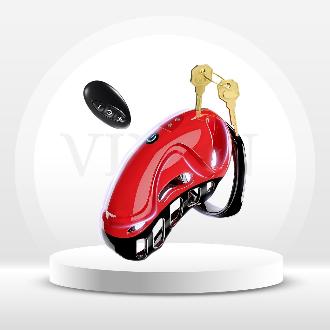 Jaula de castidad masculina vibratoria PulseCage