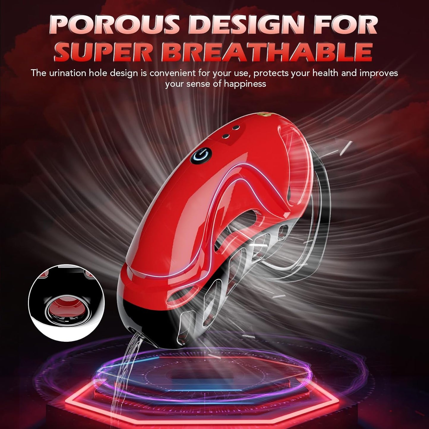 Jaula de castidad masculina vibratoria PulseCage