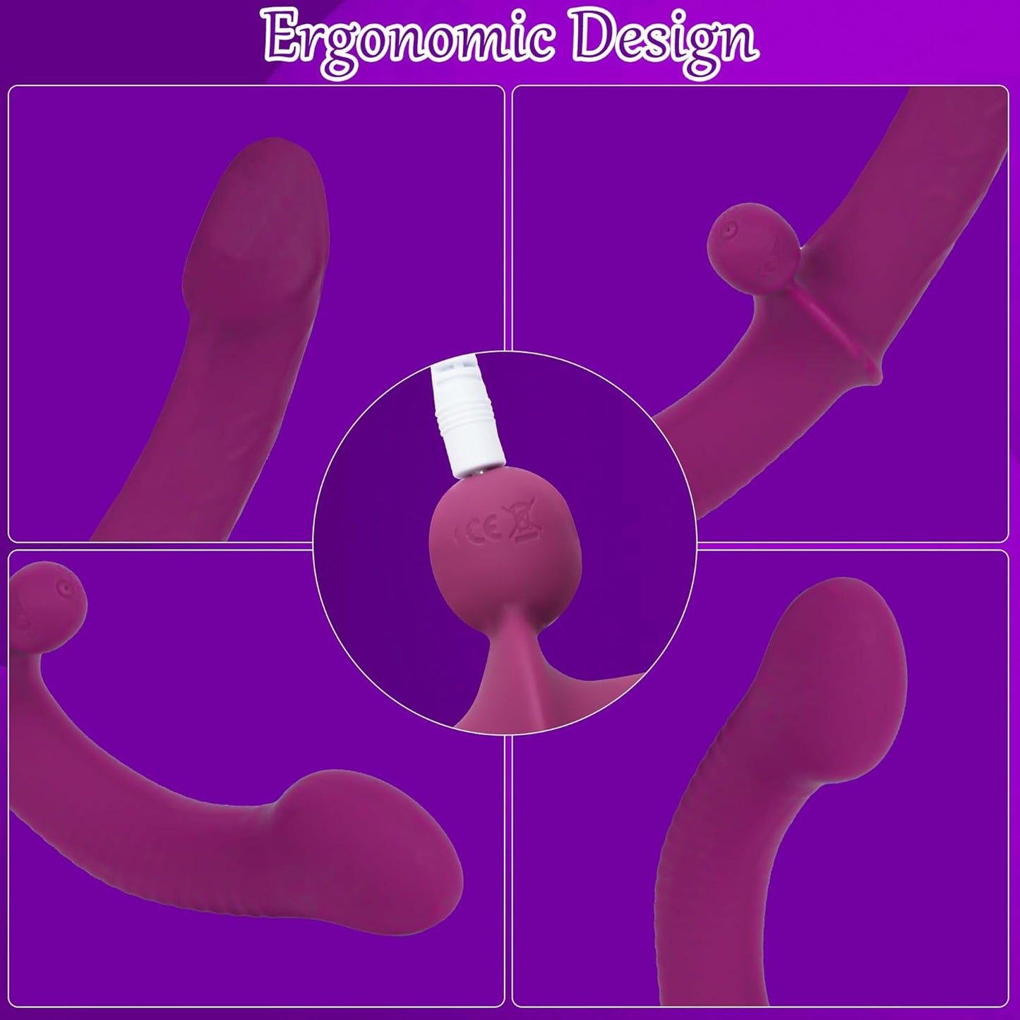 Doble Dildo Control Remoto PulseCurve