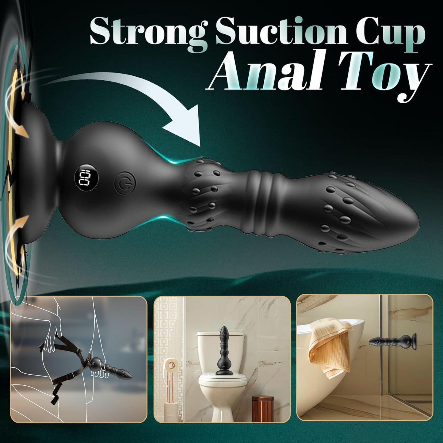 Vibromasseur Anal Propulsif 6-en-1 PulseDrive