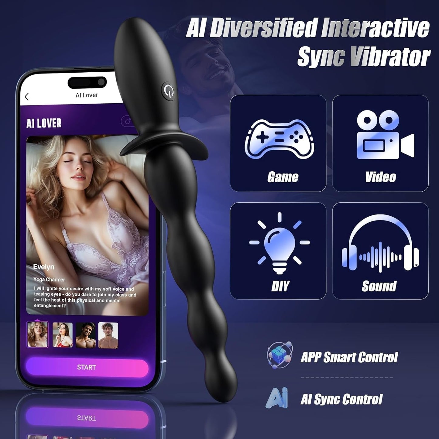 Vibromasseur Perles Anales PulseLadder App-Control