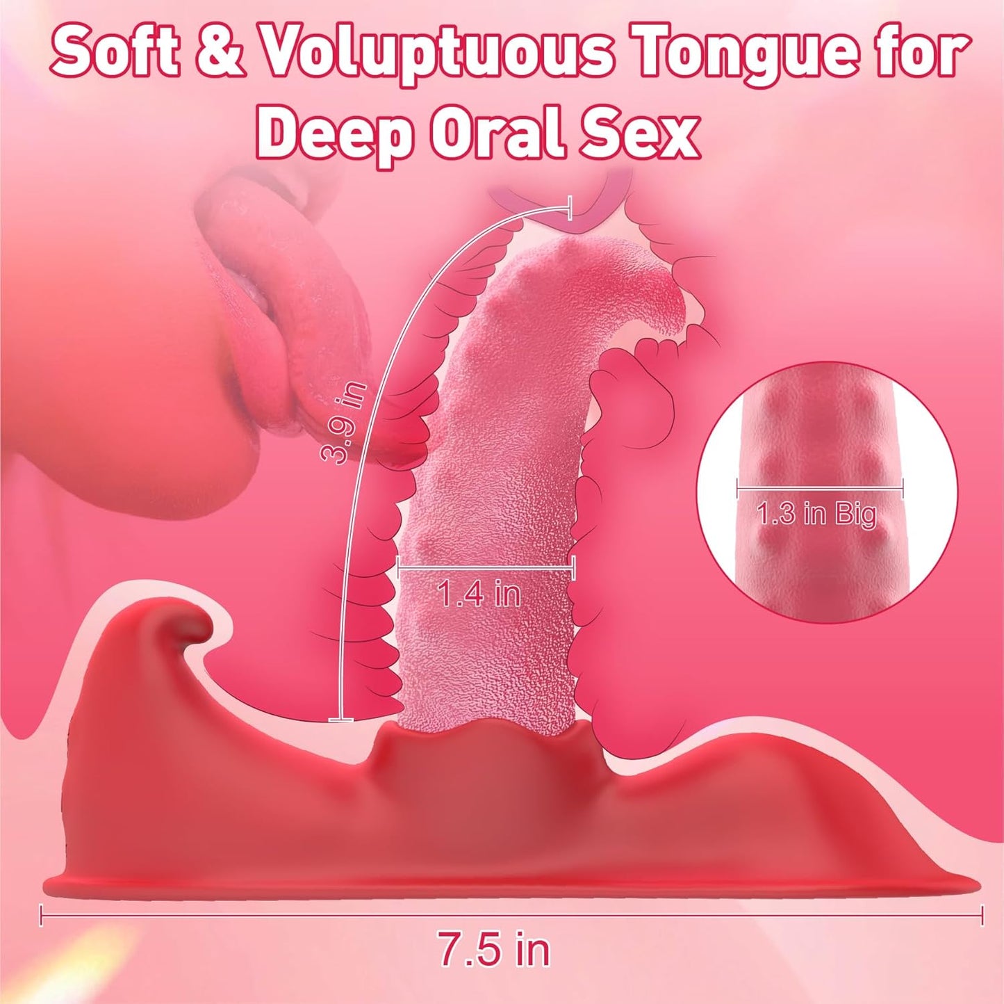 Vibrador montable PulseLick Thrust Duo