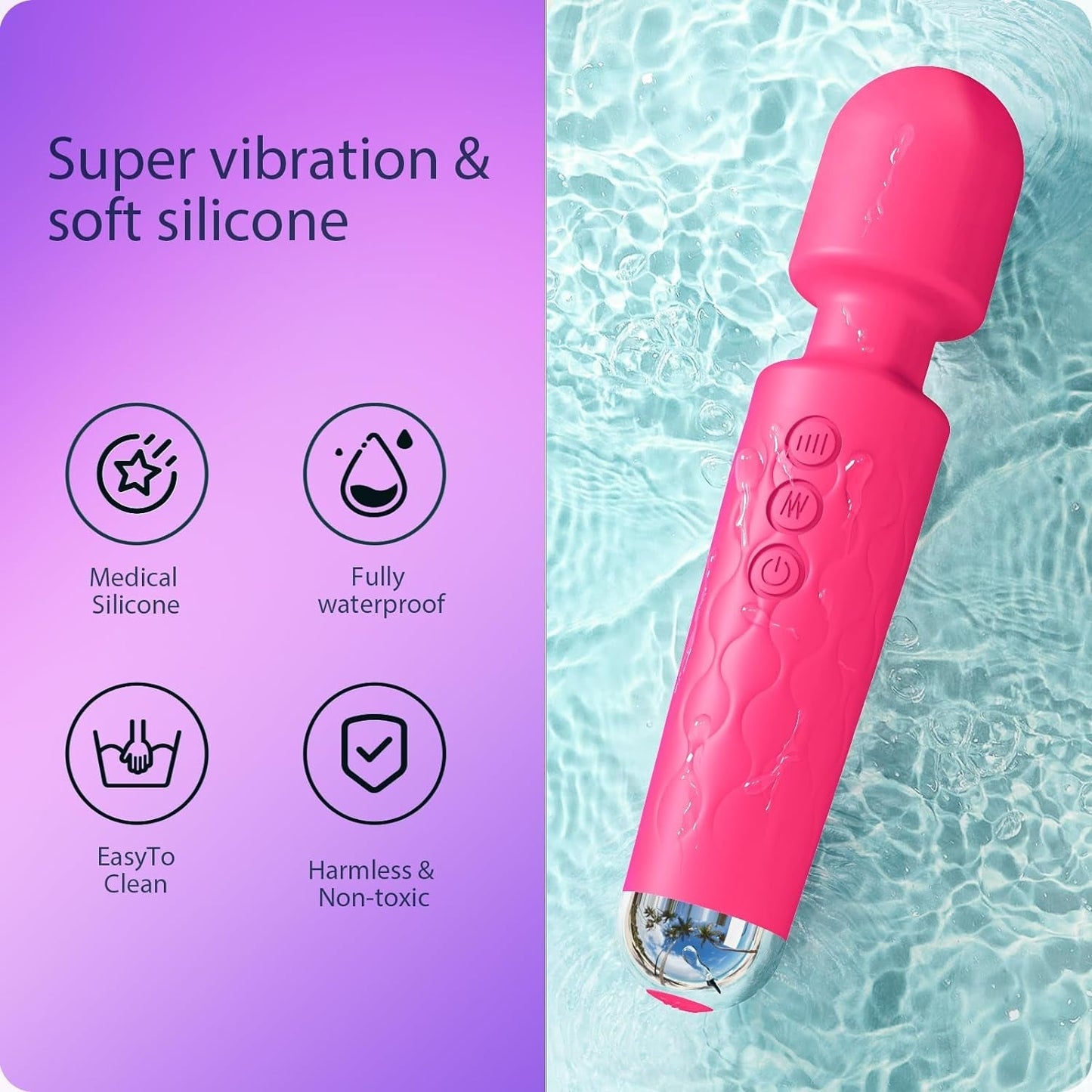 Vibrador de varita punto G PulseMini