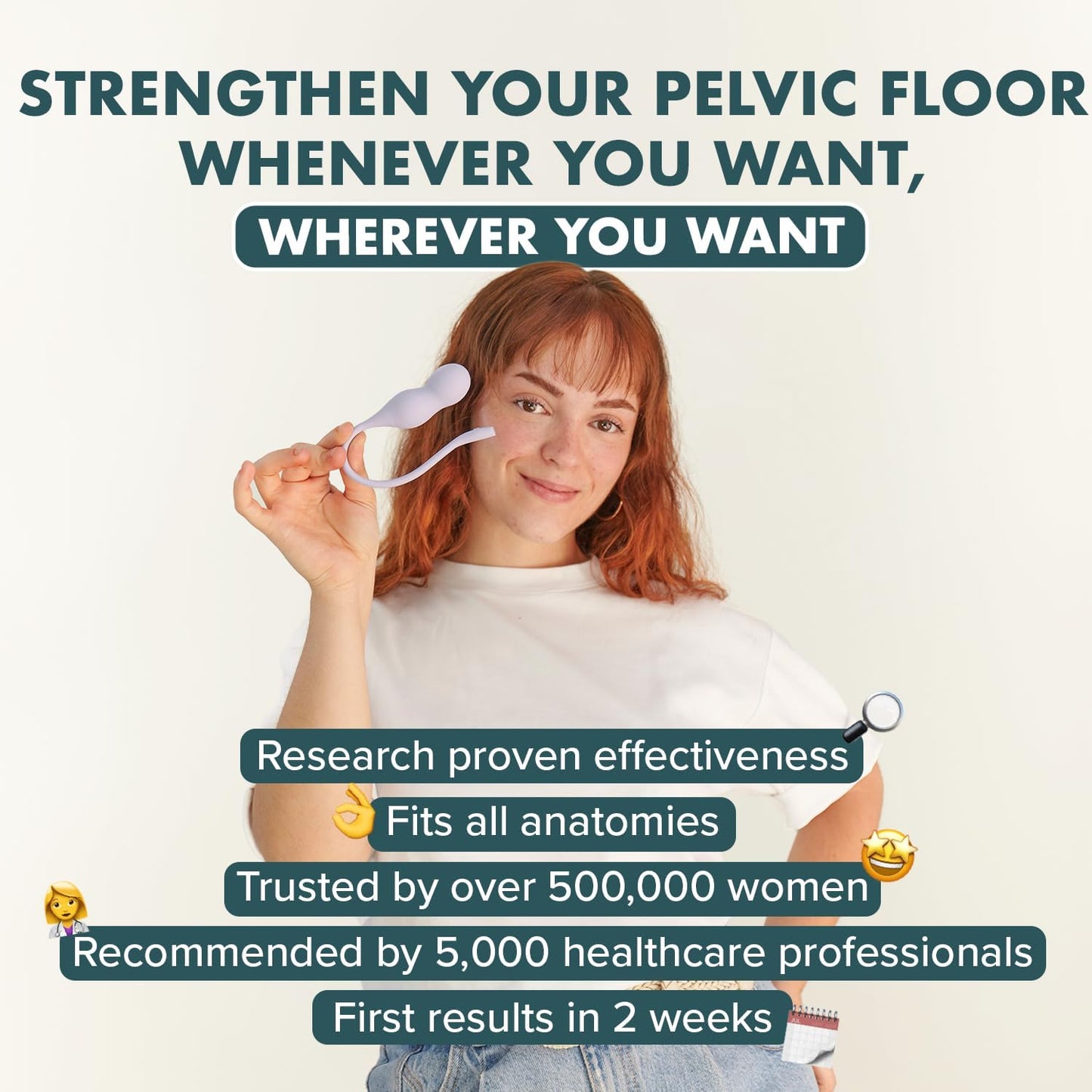 PulsePelva, entraîneur double pour le plancher pelvien