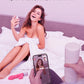 Vibrador de conejo PulsePetal con eje giratorio, controlado por app