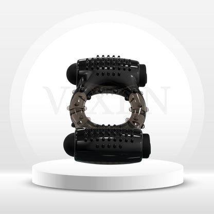 PulseRing Duo Cock Ring – Dual Bullet Vibrator