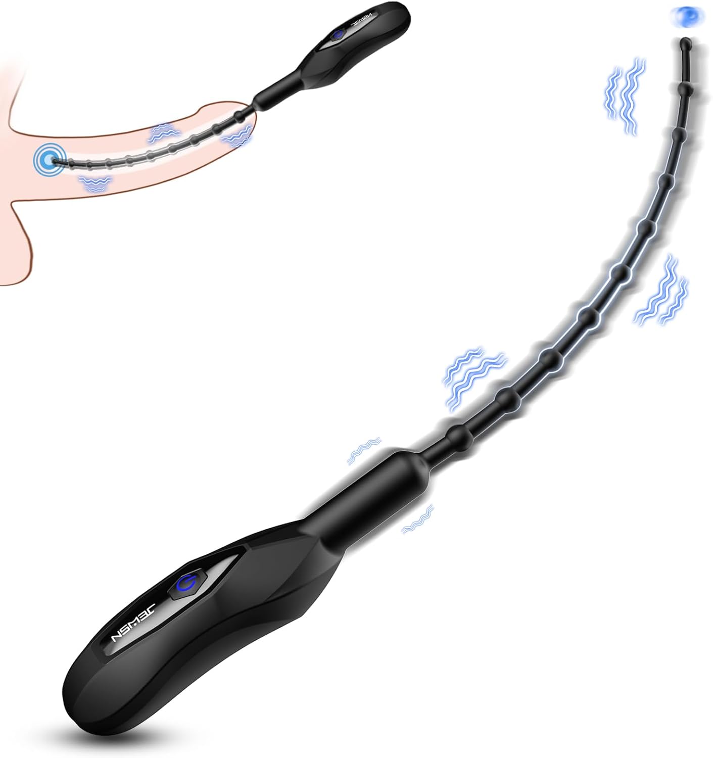 Vibrador uretral y anal PulseRod
