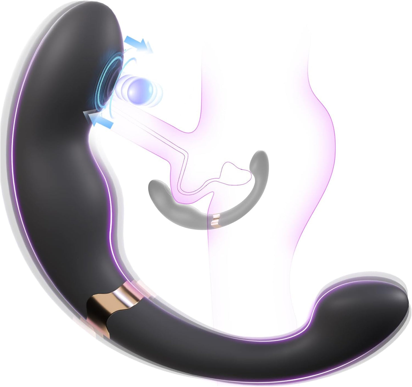 Vibrador de doble extremo PulseSplit Tapping