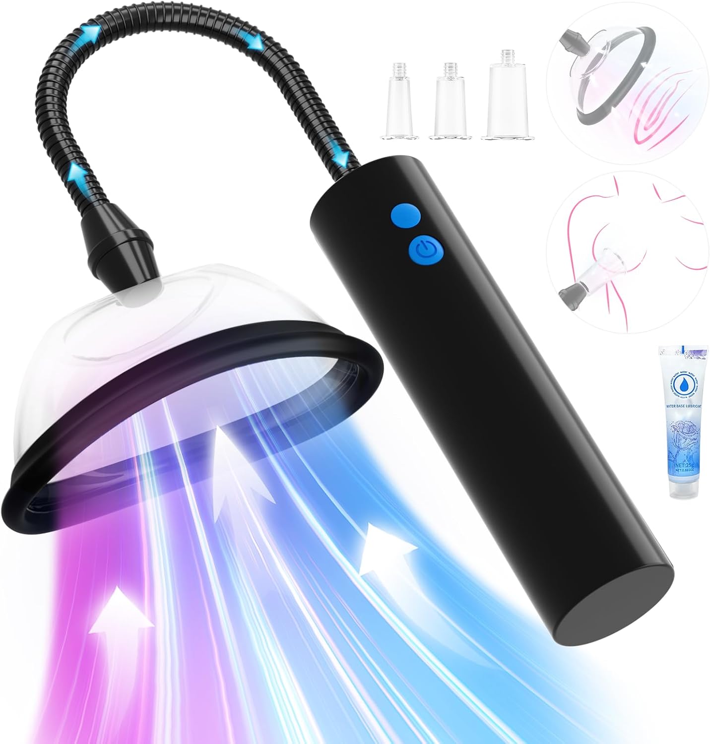 Kit de bomba de succión para clítoris y pezones PulseSuction