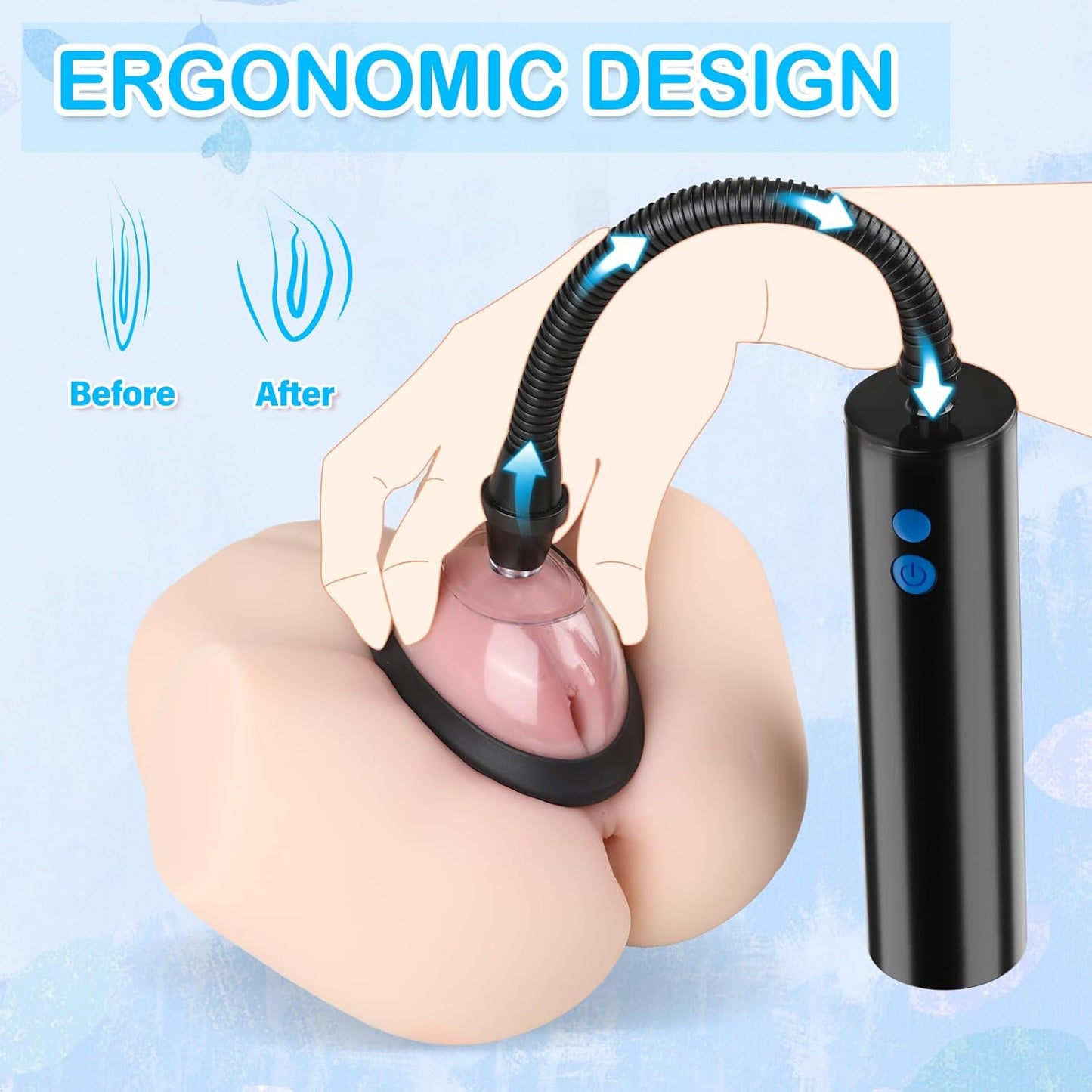 Kit de bomba de succión para clítoris y pezones PulseSuction