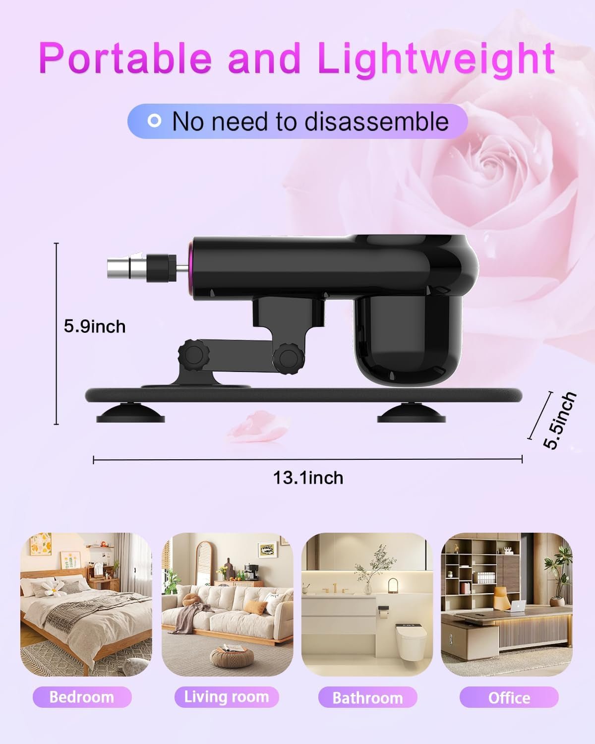 Máquina sexual ajustable PulseThrust
