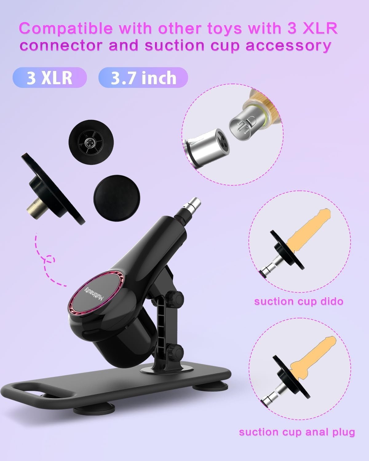 Máquina sexual ajustable PulseThrust