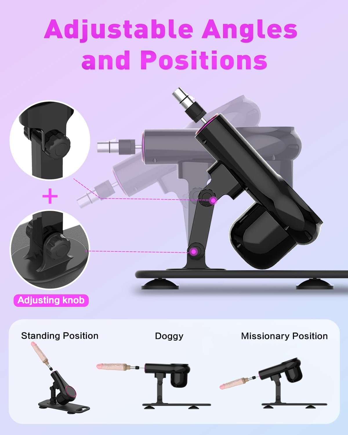 Máquina sexual ajustable PulseThrust