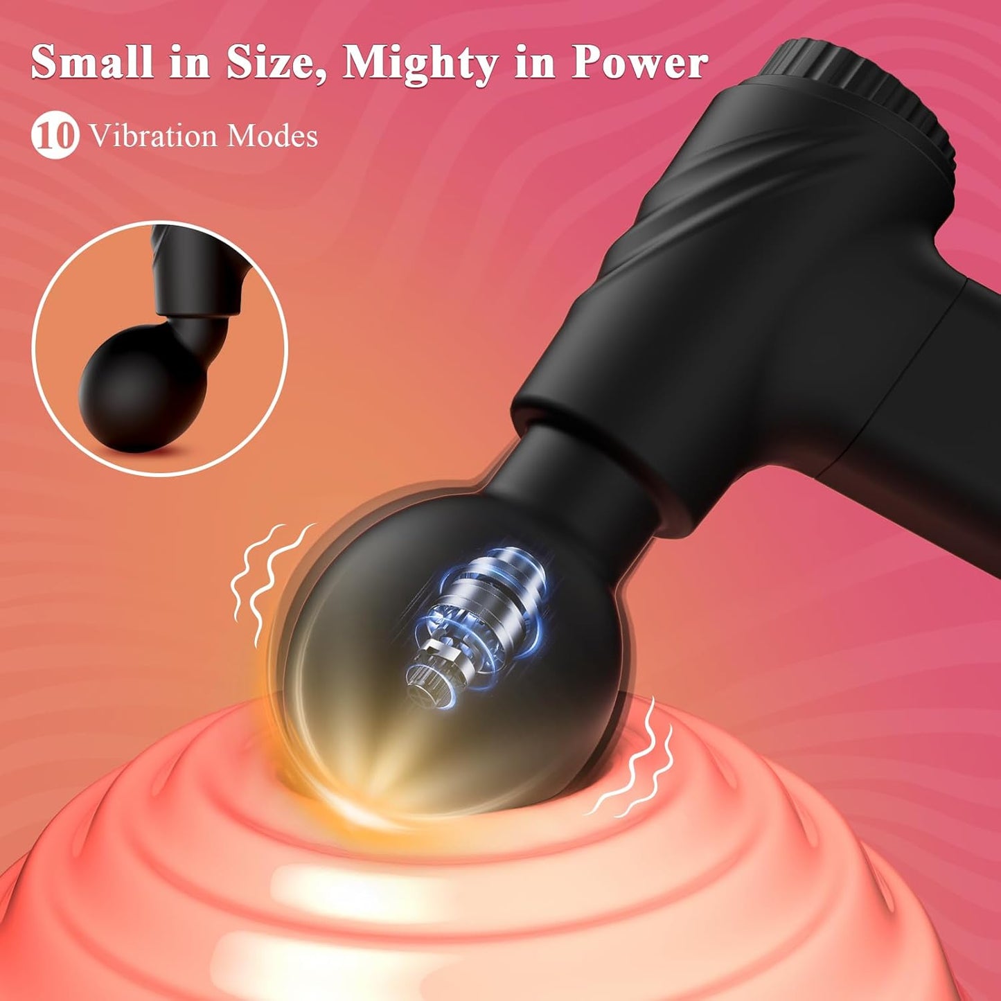 Vibrador en varita PulseWhisper Mini