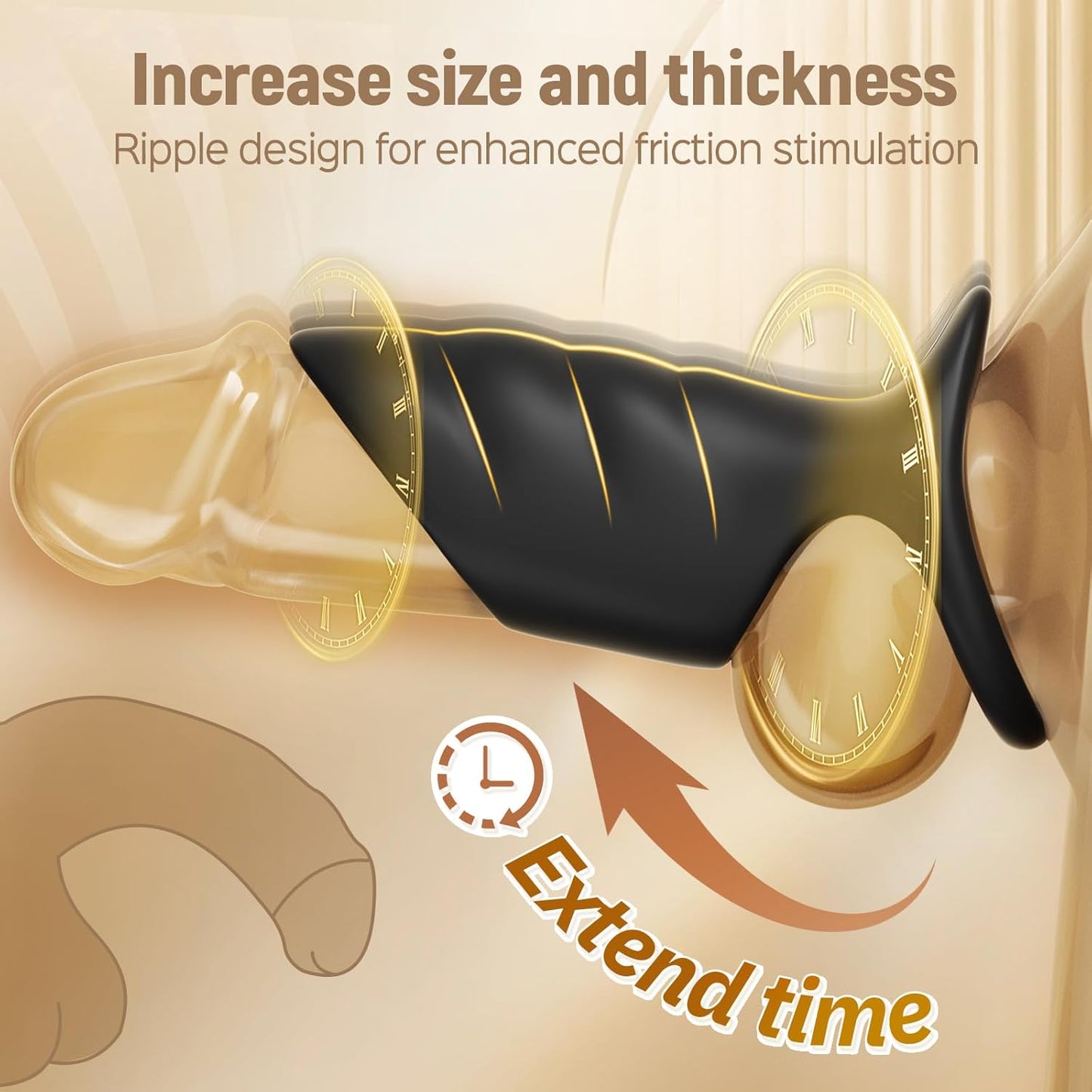 Funda vibratoria para pene PulseWrap