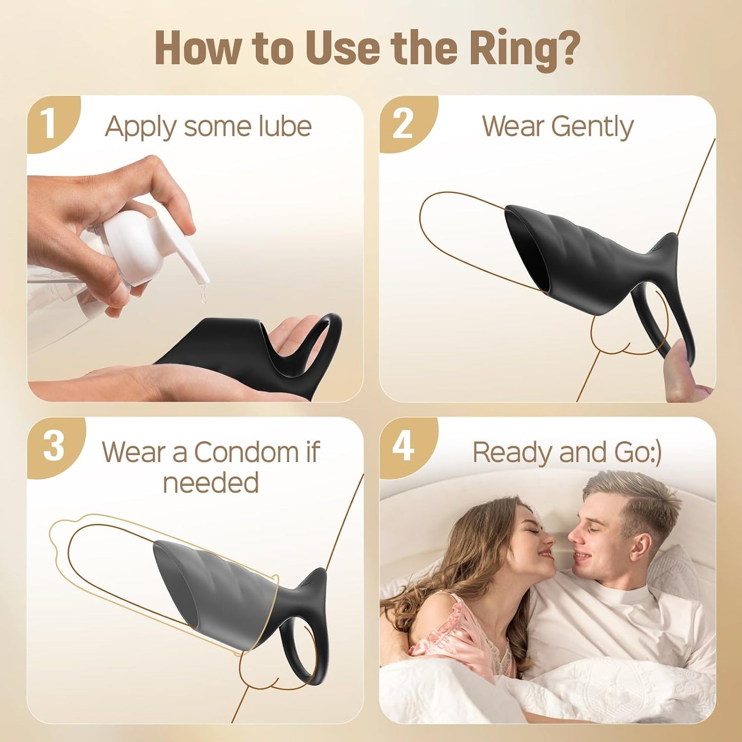 Funda vibratoria para pene PulseWrap