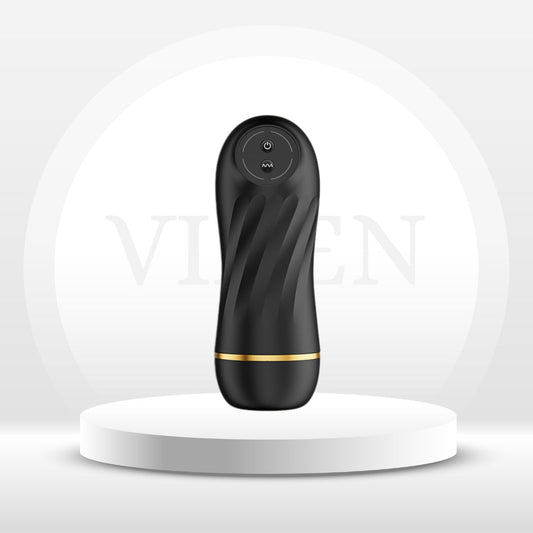 Estimulador vibrador PulseWrap con entrenador de anillo para el pene