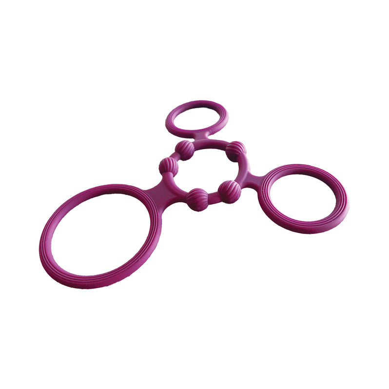 Anillo de castidad para hombres cuadruple realzador