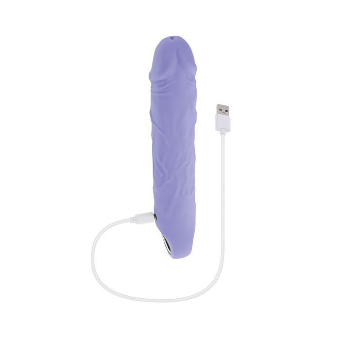 Vibrador dildo de fantasía grande morado evolucionado
