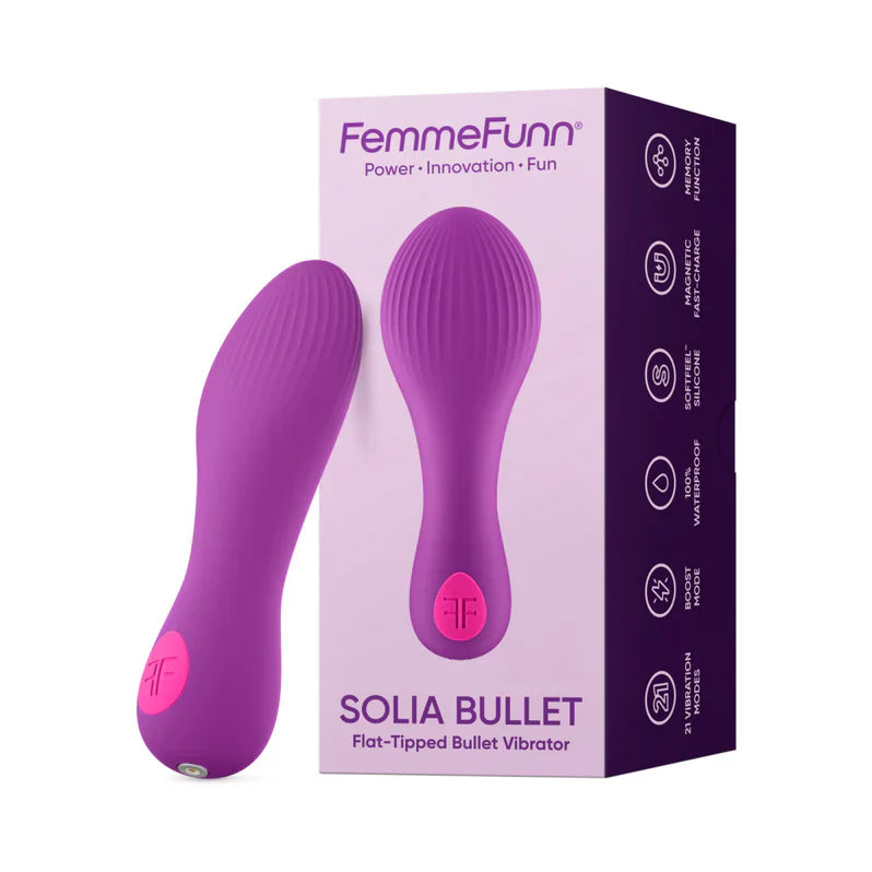 Vibrador bala de punta plana Solia de FemmeFunn