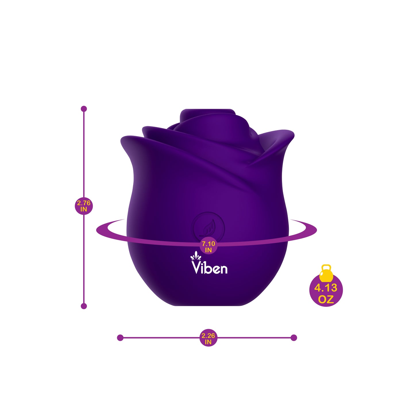 Viben Zen Rose Potente Estimulador Clitoriano