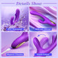 Vibrador aleteador 3 en 1 PurpleEcstasy