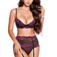 Cutesy Contrast Lace Bra Set