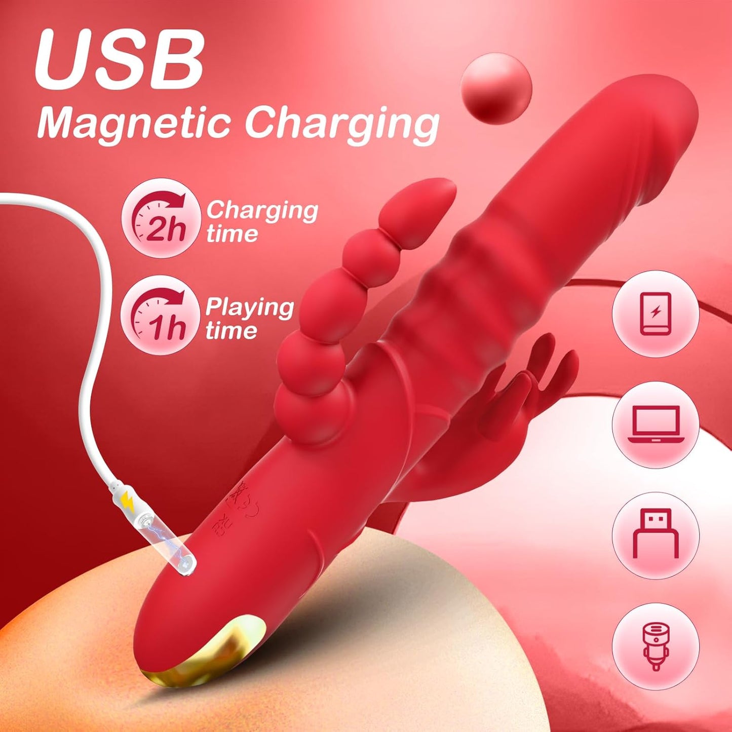 Vibrador Conejo QuadraLuxe