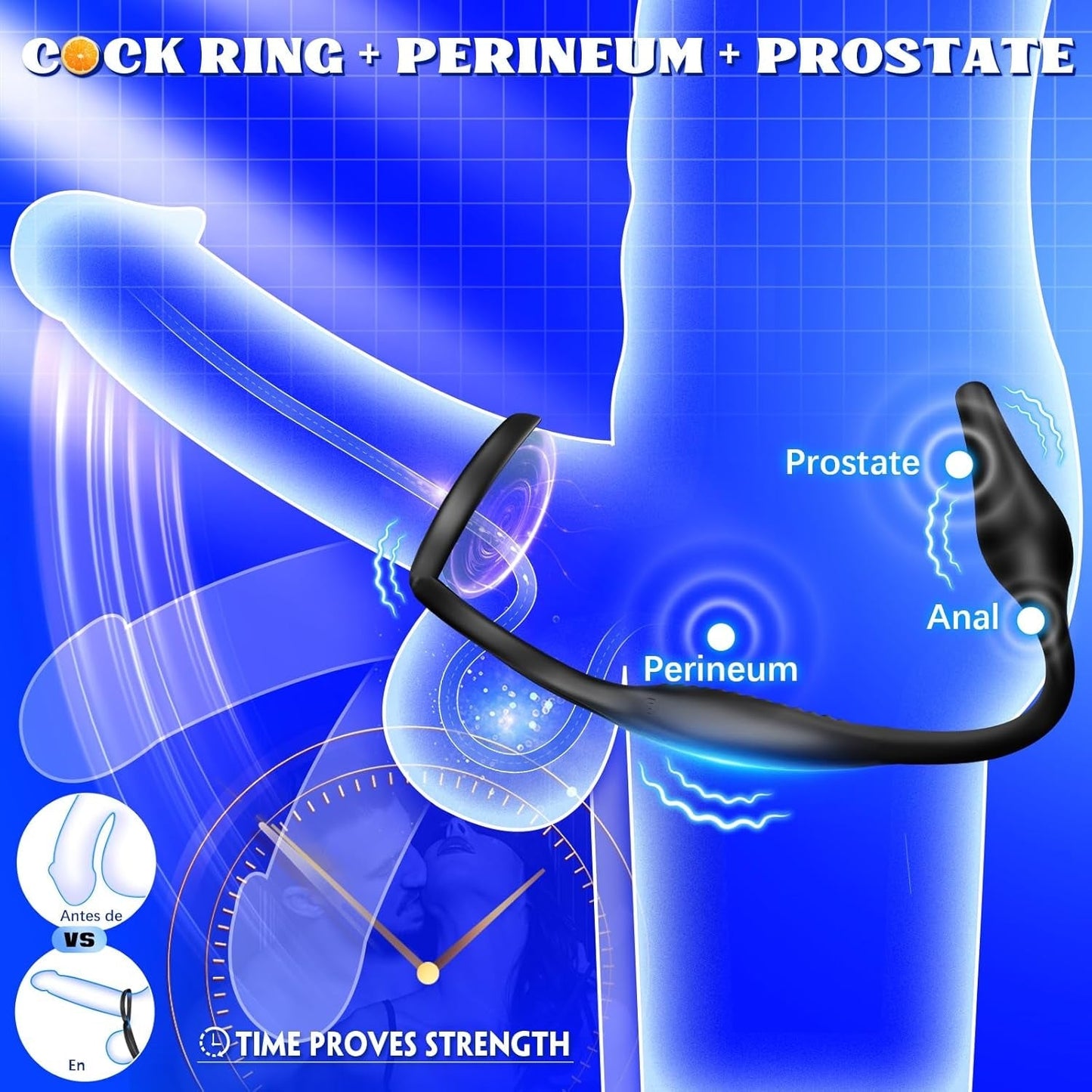 QuadRing 4-in-1 Prostate Massager Cock Ring