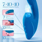 Vibrador de succión y empuje 3 en 1 QueenPulse