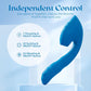 Vibrador de succión y empuje 3 en 1 QueenPulse