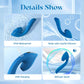 Vibrador de succión y empuje 3 en 1 QueenPulse