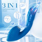 Vibrador de succión y empuje 3 en 1 QueenPulse