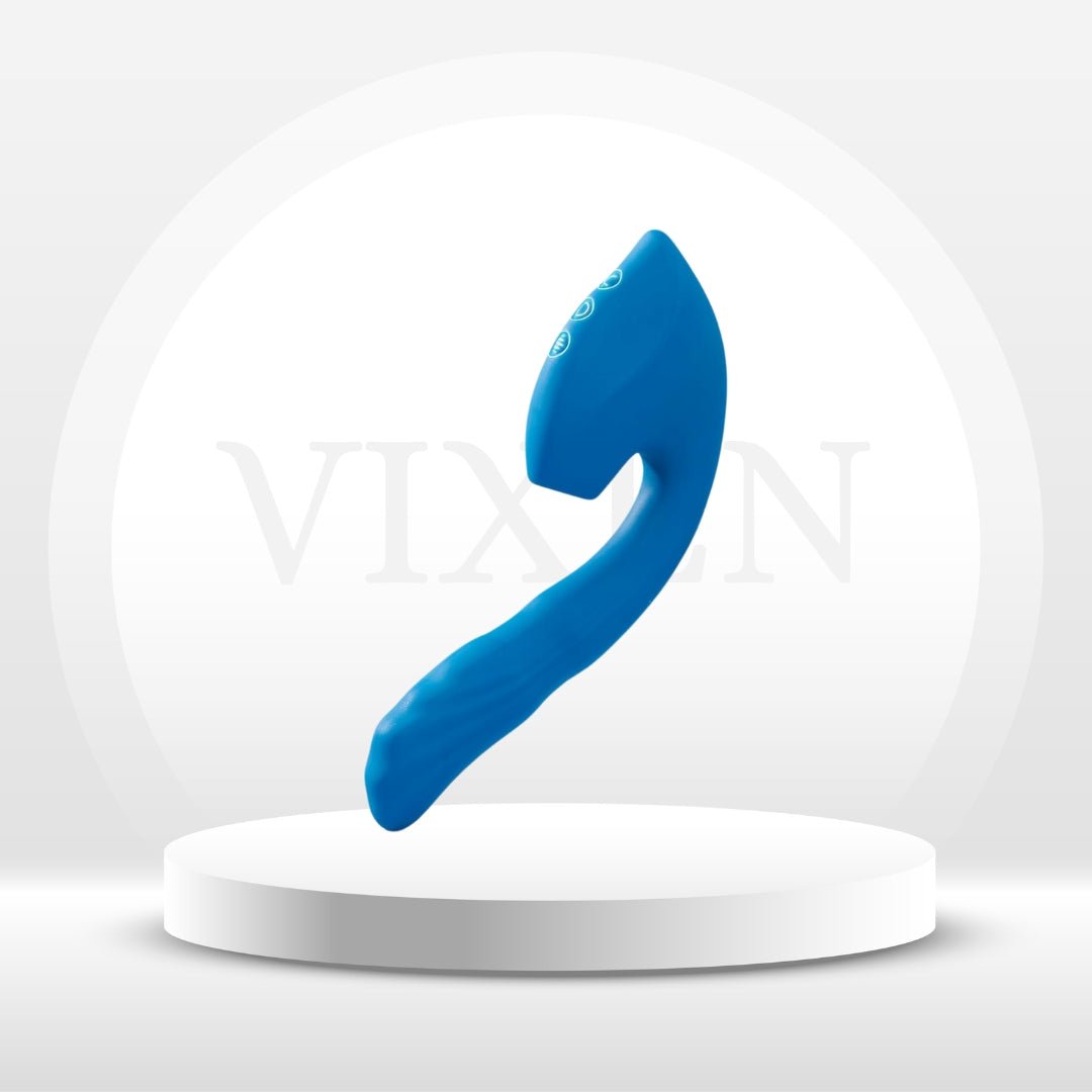Vibrador de succión y empuje 3 en 1 QueenPulse