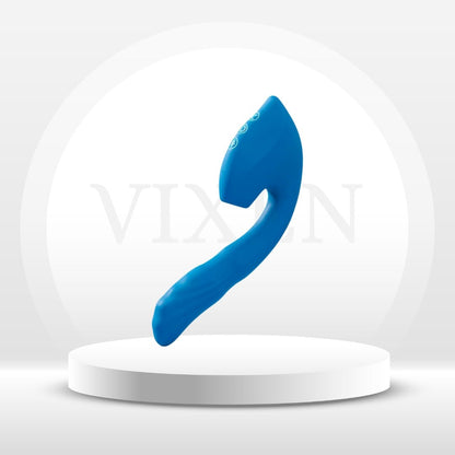 Vibrador de succión y empuje 3 en 1 QueenPulse