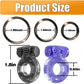QuintetX Variety Cock Ring 5-Pack | Erection + Clit Vibe