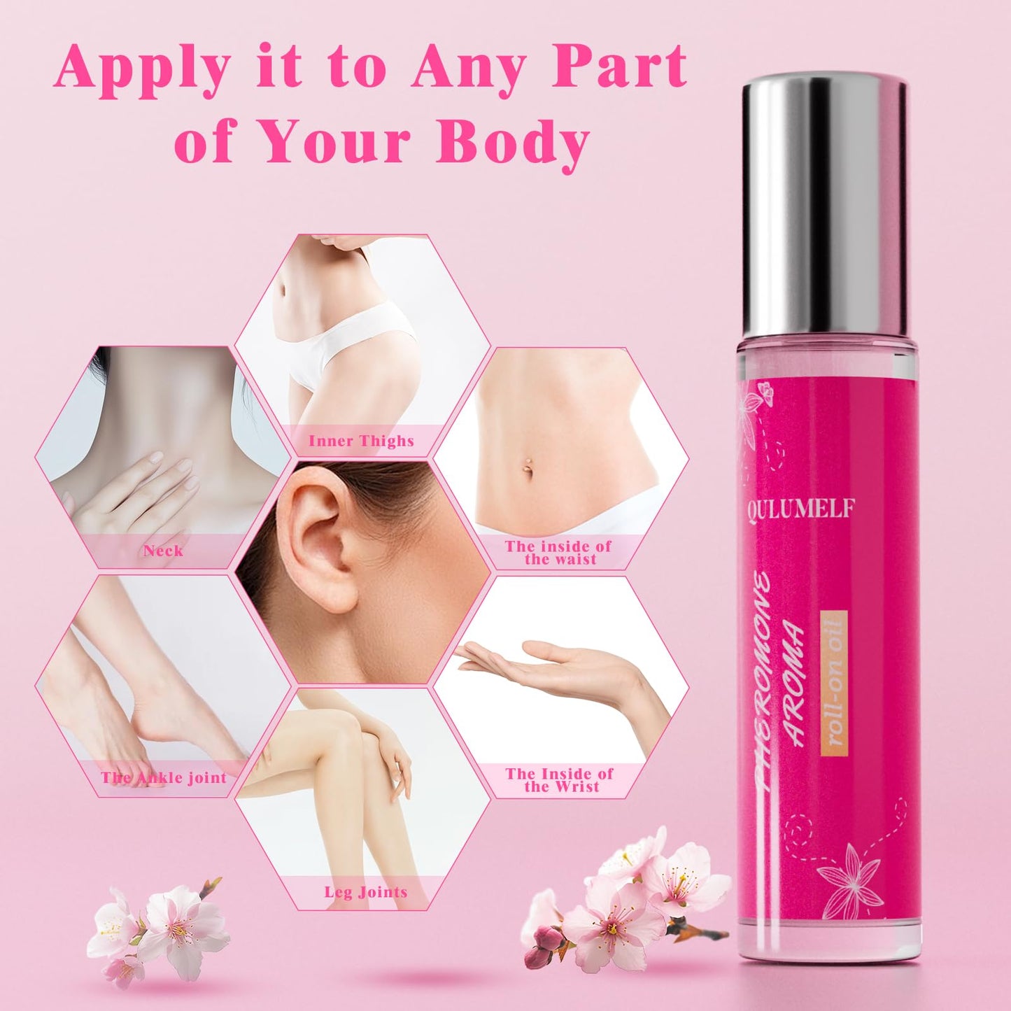 Perfume con feromonas en roll-on para mujer con aroma frutal