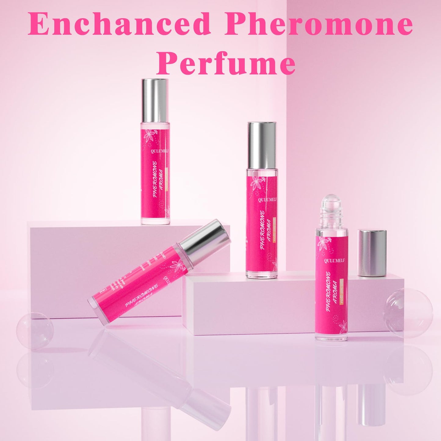Perfume con feromonas en roll-on para mujer con aroma frutal