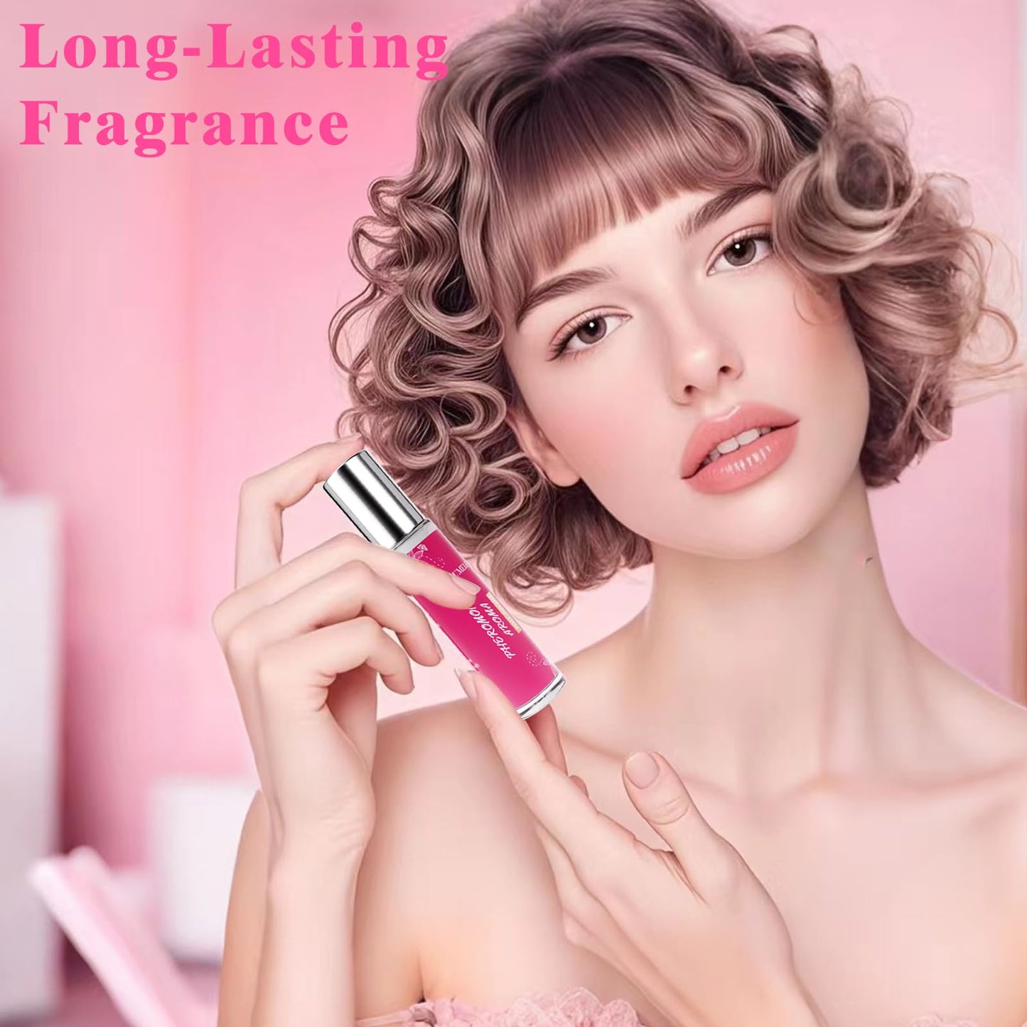 Perfume con feromonas en roll-on para mujer con aroma frutal