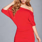 Off the Shoulder Mini Dress
