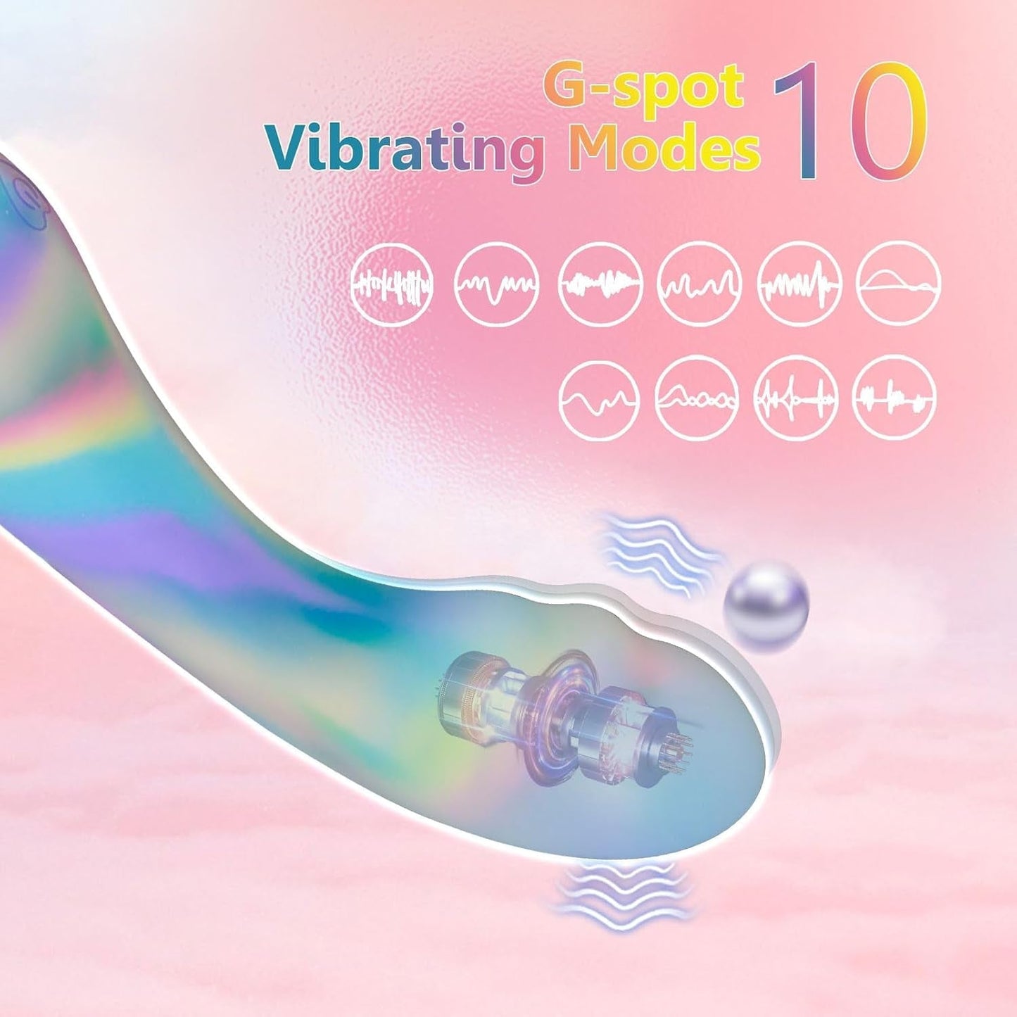 Varita Vibradora Dildo Punto G RainbowRush