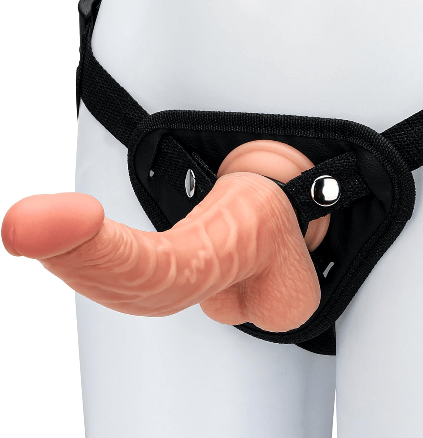 RealMate Realistic Silicone Strap-On Dildo & Harness