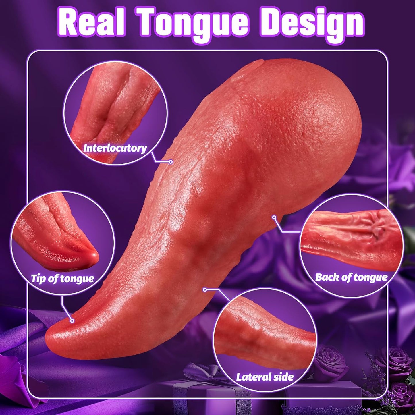 Vibromasseur point G 9 modes RealTongue