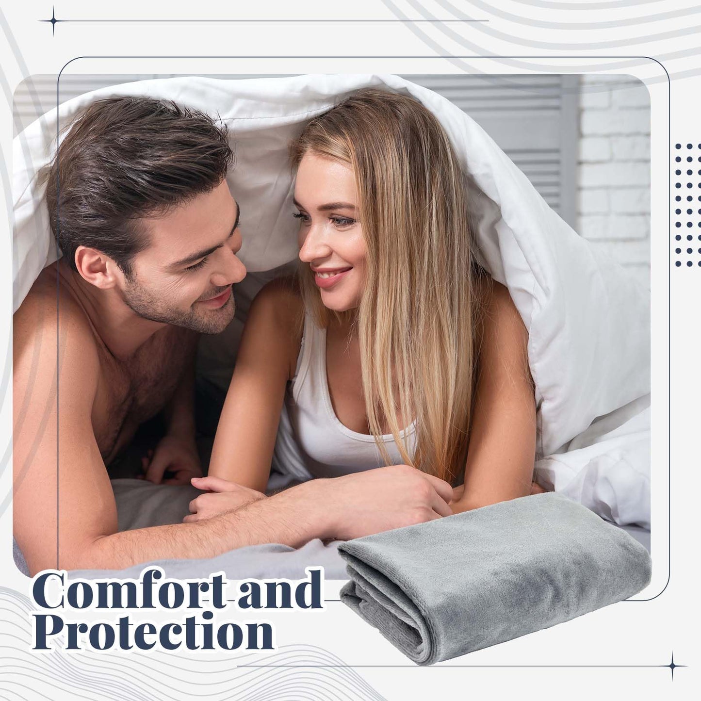 Alfombrilla de juego impermeable reutilizable para parejas