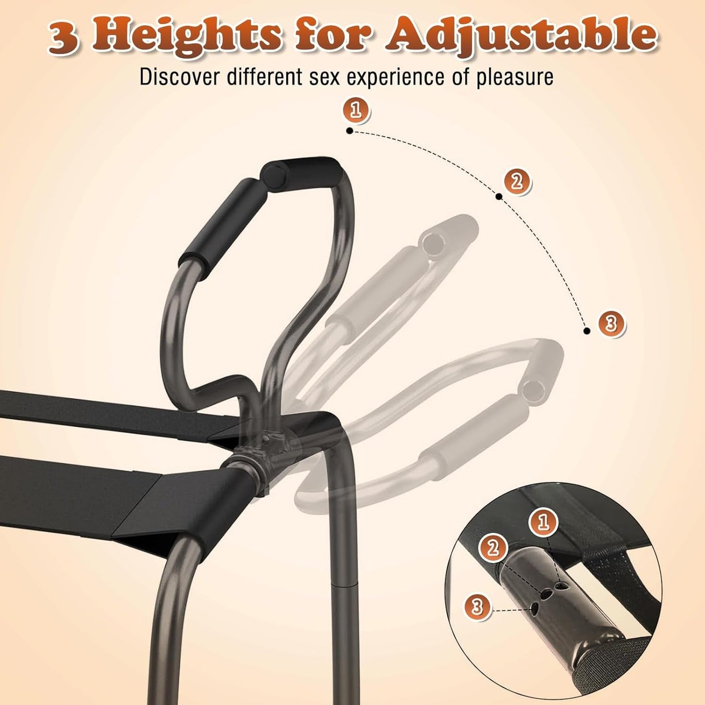 Silla de intimidad con rebote ajustable RhythmFlex