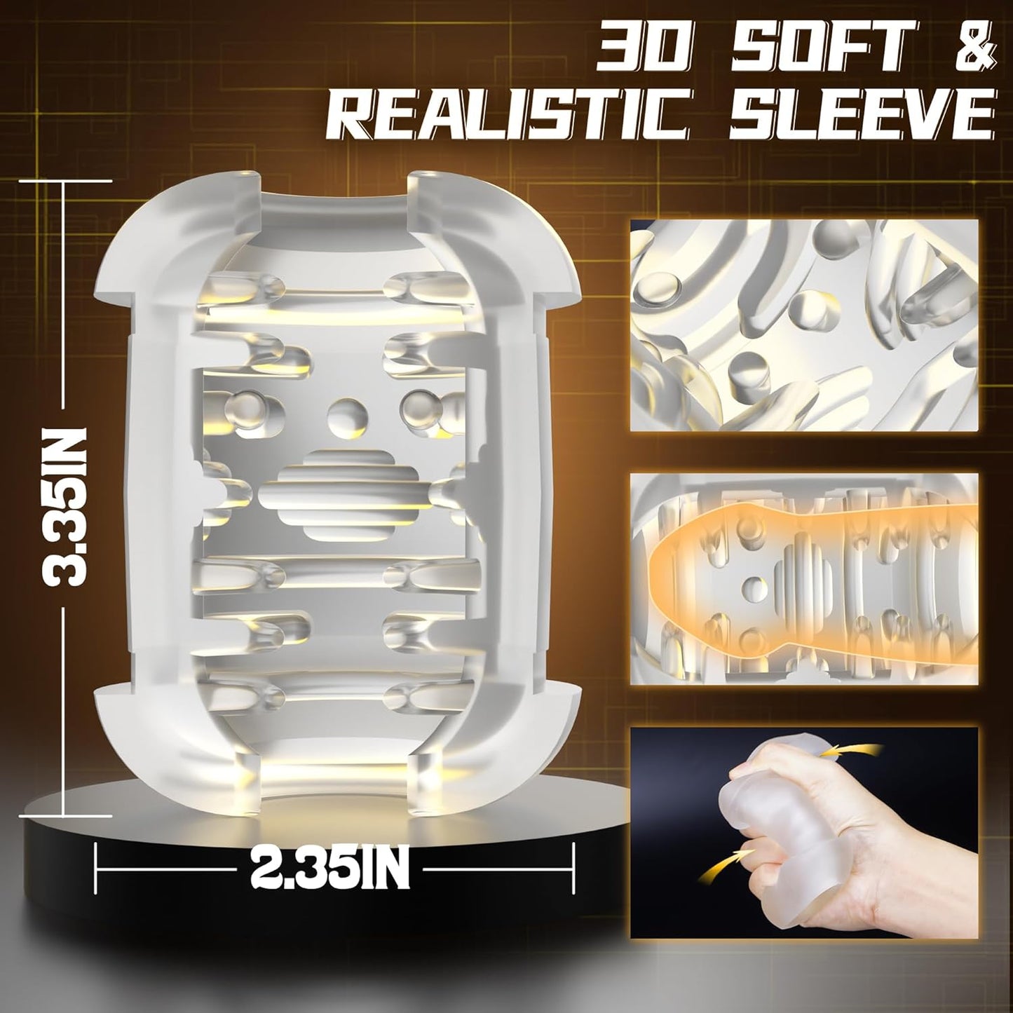 RhythmRide Thrusting Vibrating Male Stroker